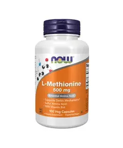Метионин NOW L-Menhionine 500 мг 100 Вег.капс