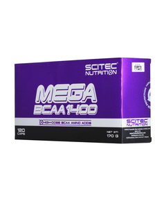 Аминокислоты Scitec Nutrition Mega BCAA 1400 120 капсул