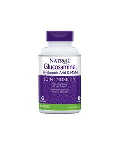 Комплекс для связок и суставов Natrol Hyaluronic Acid MSM Glucosamine 90 капсул