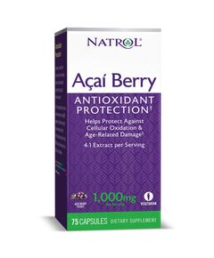 Антиоксидант Natrol AcaiBerry 1000 мг 75 капсул