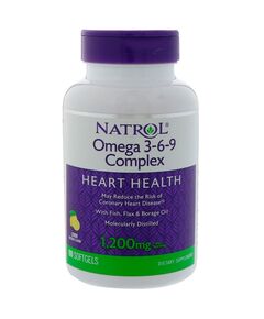 Омега жиры Natrol Omega 3-6-9 Complex 90 капсул
