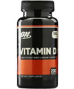 Витамины Optimum Nutrition Vitamin D 5000 МЕ 200 капсул