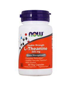 L-Theanine 200 мг NOW 60 вег. капсул
