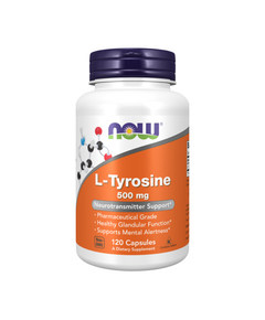 Аминокислота NOW L-Tyrosine 500 мг 120 капсул
