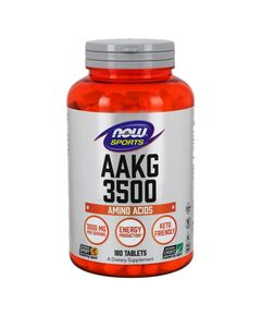 Оксид азота NOW AAKG 3500 180 таблеток