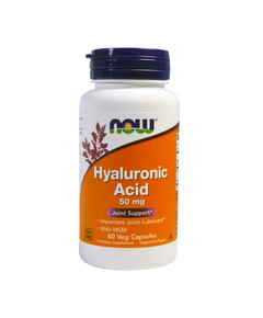 Гиалуроновая кислота Hyaluronic Acid 50 mg + MSM 60 вег. капсул