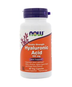 Комплекс для связок и суставов NOW Hyaluronic Acid 100 mg Joint Support 60 капсул