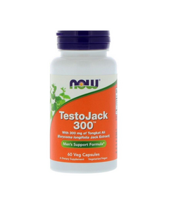Бустер тестостерона NOW Testo Jack 300 60 капсул