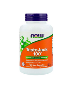 Бустер тестостерона Testo Jack 100 NOW 120 вег. капсул