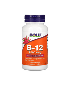 Витамины NOW B-12 1000 мкг with Folic Acid 250 таблеток