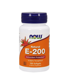 Витамины NOW E-200 Da 100 гел. капсул