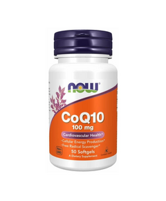 Коэнзим Q10 100 мг NOW 50 капсул