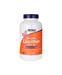 Лецитин NOW Lecithin 1200 мг 200 капсул
