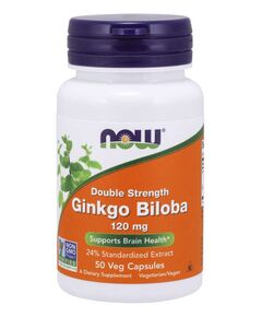 Антиоксидант NOW Ginkgo Biloba 120 мг 50 капсул