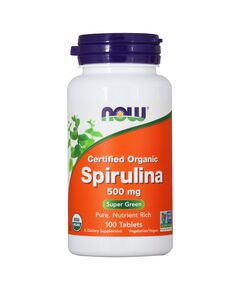 Спирулина NOW Spirulina 500 мг 100 таблеток