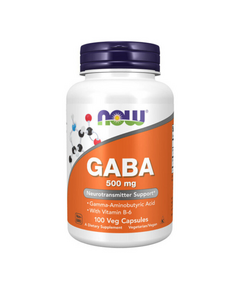 GABA 500 мг with B6 NOW 100 капсул