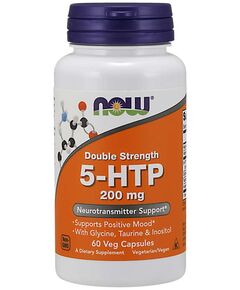 5-гидрокситриптофан NOW 5-HTP 200 мг 60 капсул