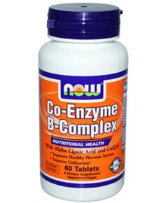 Коэнзим NOW Co-Enzyme B-Komplex 60 таб