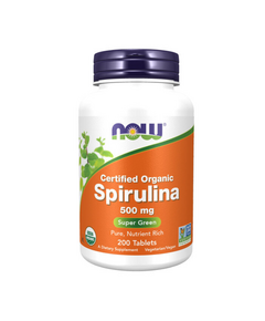 Спирулина NOW Spirulina 500 мг 200 таблеток