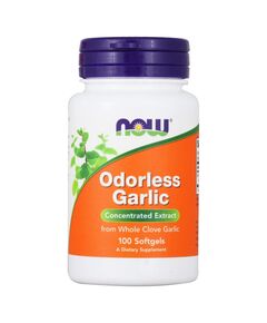 Экстракт чеснока NOW Odorless Garlic 100 капсул