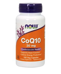 Коэнзим Q10 30 мг NOW 120 капсул