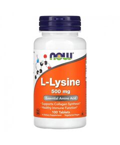NOW L-Lysine 1000 mg 100 tablets