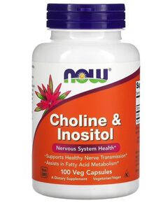 NOW Choline Inositol 250 mg 100 veg caps