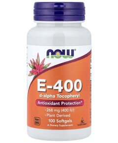 NOW E-400 268 mg (400 IU) Plant Derived 100 softgels