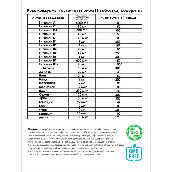 Витамины бады комплекс мультивитамины полный курс, изображение 2