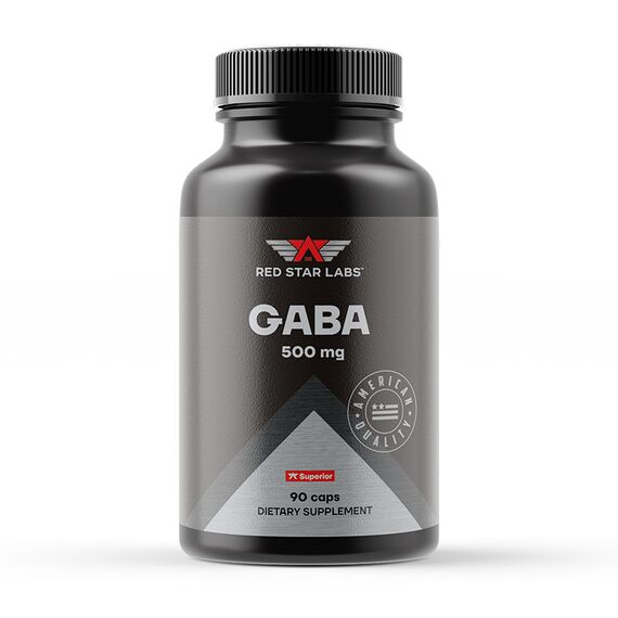 Гамма-аминомасляная кислота Red Star Labs GABA 500 мг 90 капсул