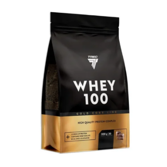Протеин Trec Nutrition Whey 100 (gold core line) 900 г