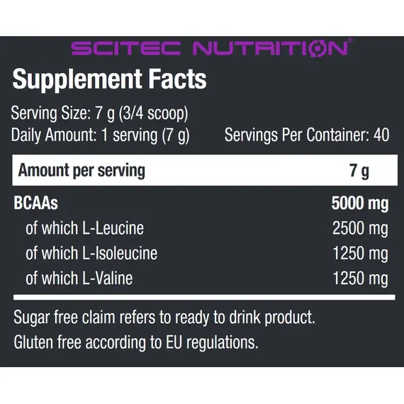 Аминокислоты Scitec Nutrition BCAA Xpress 280 г, изображение 2