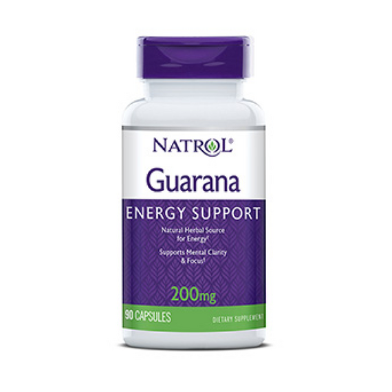 Энергетик Natrol Guarana 200 мг 90 капсул