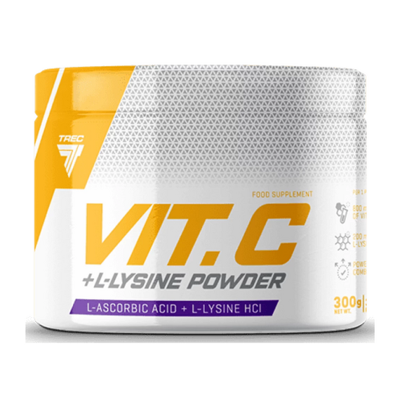 Витамины Trec Nutrition VIT.C + L-Lysine Powder 300 г