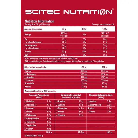 Протеин Scitec Nutrition Whey Protein Professional 500 г, изображение 2