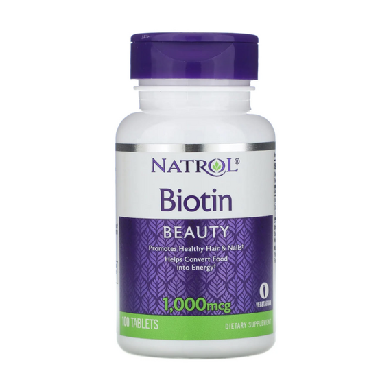 Биотин Natrol Biotin 1000 мг 100 таблеток