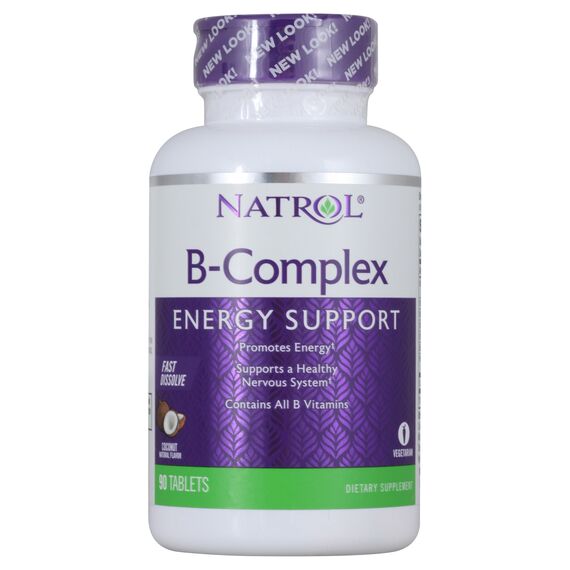 Витамины Natrol B-Complex Fast Dissolve 90 таблеток