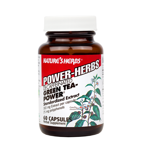 Nature's Herbs - Green Tea-Power Caffeine Free