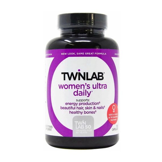 Витаминно-минеральный комплекс для женщин Twinlab Women's Ultra Daily 120 капсул, изображение 2