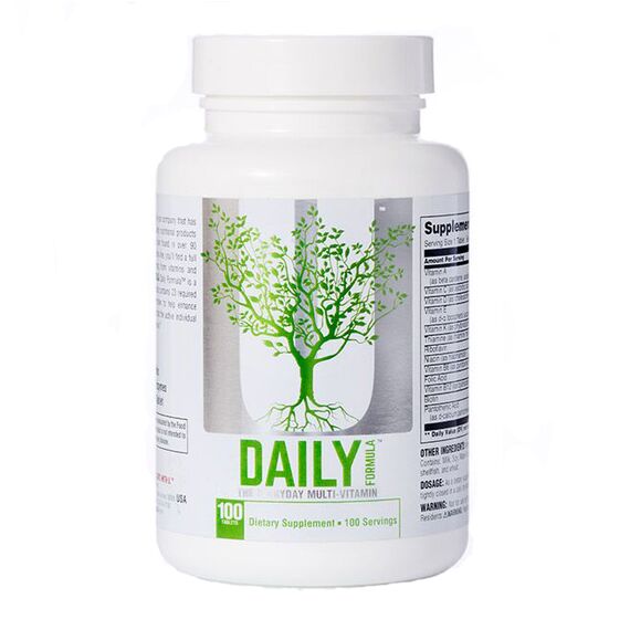 Витаминно-минеральный комплекс Universal Nutrition Daily Formula 100 таблеток