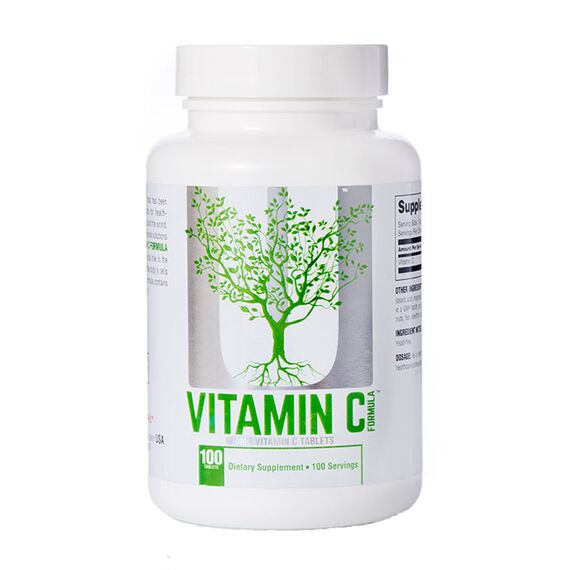 Витамин С Universal Nutrition Vitamin C Formula 500 mg 100 таб
