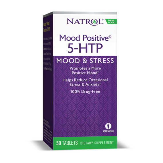 Антидепрессант Natrol Mood Positive 5-HTP 50 таблеток