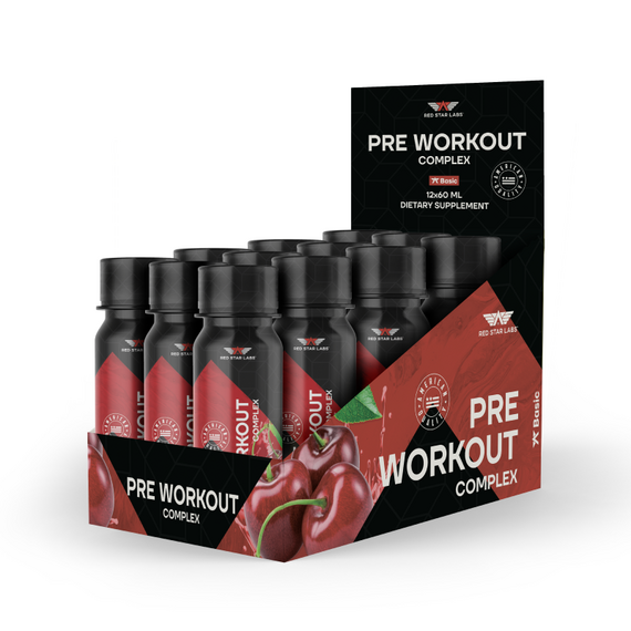 Предтренировочный комплекс Pre Workout Red Star Labs 60 мл 12 шт