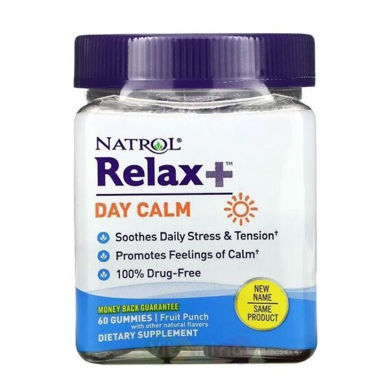 Добавка от стресса Natrol Relax+Day Calm 60 таблеток