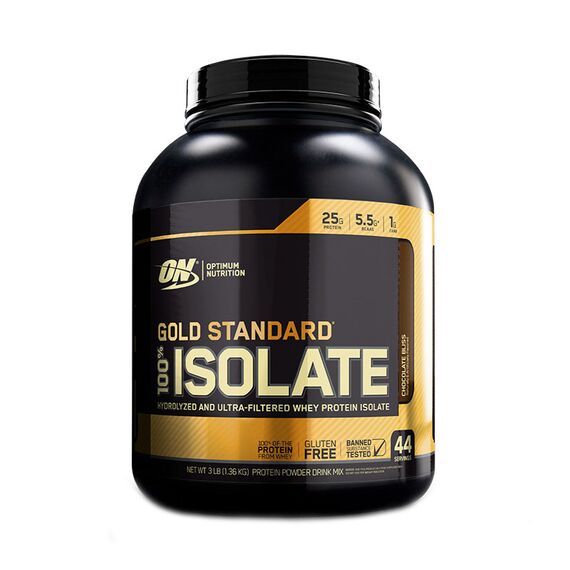 Протеин Optimum Nutrition 100% Gold Standard Isolate 1360 г - шоколад (Chocolate Bliss)