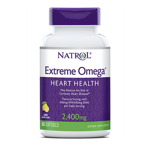Омега-жиры Natrol Omega Extreme 2400 мг 60 капсул