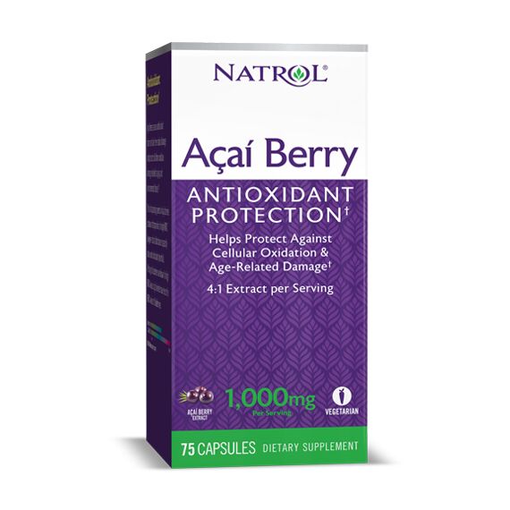 Антиоксидант Natrol AcaiBerry 1000 мг 75 капсул