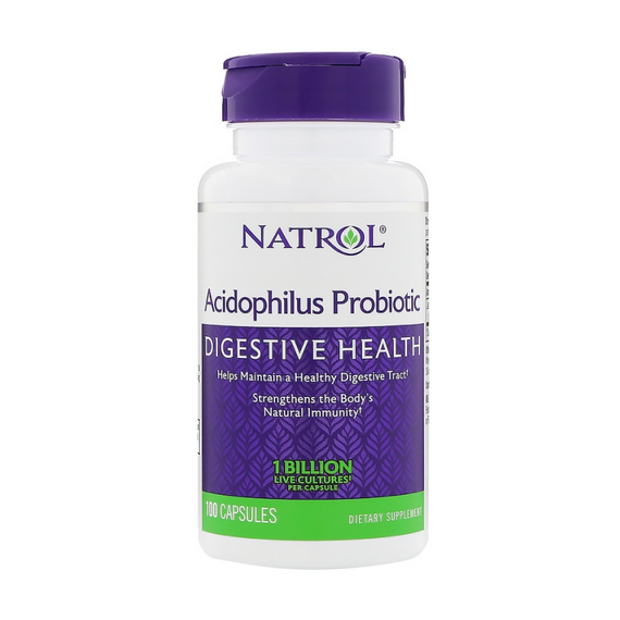 Acidophilus (пробиотик) 100 мг Natrol 100 капсул
