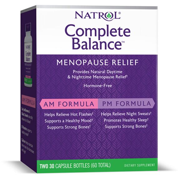 Комплекс для женщин Natrol Complete Balance menopause relief 60 капсул
