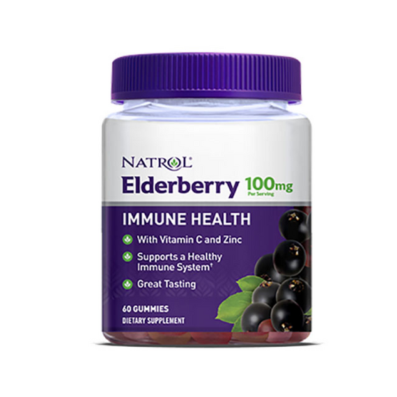 Добавка для иммунитета Natrol Elderberry 100 мг 60 таблеток